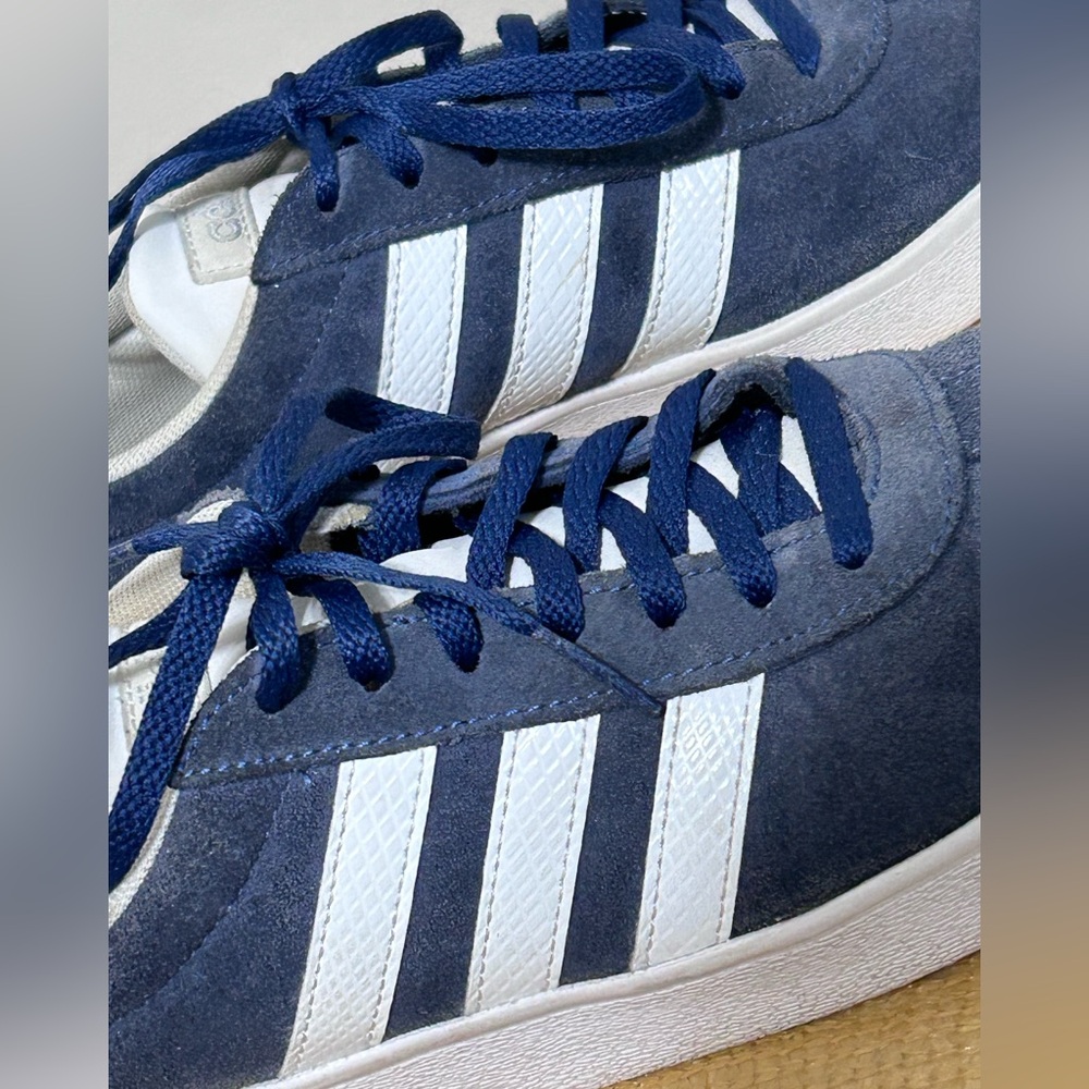 Adidas Ortholite Blue Suede Size 7 - Picture 4 of 12